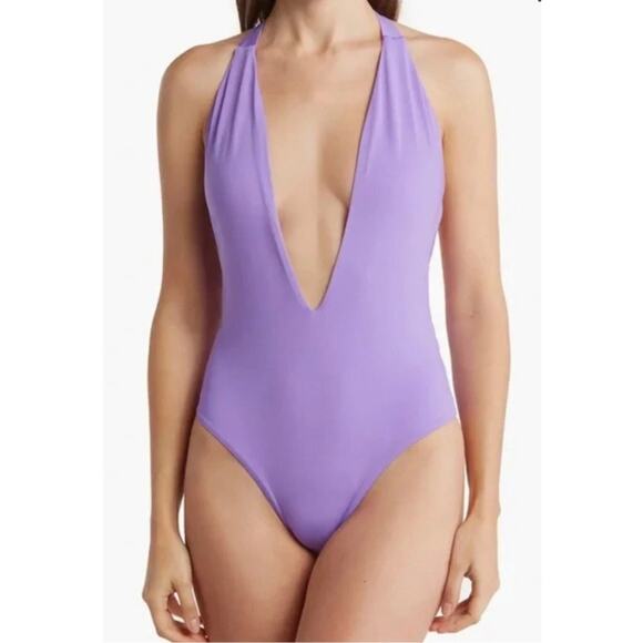 NEW Maaji Dunes Tiky Reversible One Piece in Purple Size Medium - Picture 2 of 8